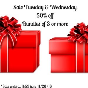50% Off ❤ Bundles of 3 or more!